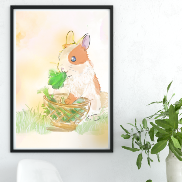 Kaninchen Schleckermäulchen, Poster