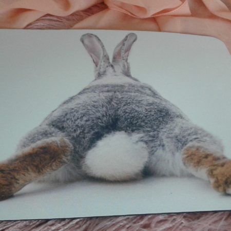 Kaninchen Mousepad Motiv "Puschel"