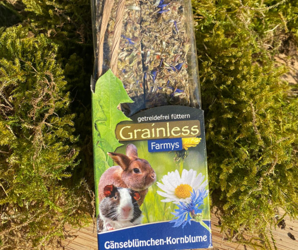 JR FARM Grainless Farmys Gänseblümchen-Kornblume Moos